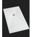 Plato de ducha Dyestone Basic textura piedra 130x130-180 cm