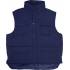 Chaleco multibolsillo acolchado azul