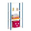 Estantería homeclassic color plus 4/300 azul/blanco