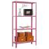 Estantería homeclick color mini 4/300 rosa/blanco