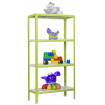 Estantería homeclick color mini 4/400 verde/blanco