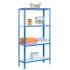 Estantería homeclick color plus 4/300 azul/blanco