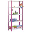 Estantería homeclassic color plus 5/300 rosa/blanco