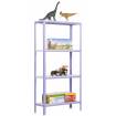 Estantería homeclick color mini 4/300 violeta/blanco