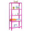 Estantería homeclick color mini 5/300 rosa/blanco