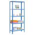 Estantería homeclick color mini 5/300 azul/blanco