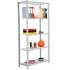 Estantería officlick 5/300 metal i.m. gris/blanco