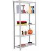 Estantería officlick 5/300 metal i.m. gris/blanco