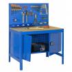 Banco de trabajo simonwork bt2 locker 1200 azul/madera
