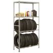 Estantería simongarage plus 4/400 gris