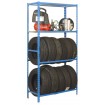 Estantería simongarage megaplus 4/400 azul/galva