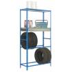 Estantería simongarage megaplus 4/400 azul/galva