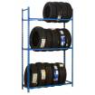 Estantería autoclick ruedas plus 3/400 azul