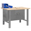 Banco de trabajo simonwork bt6 1800 gris/madera