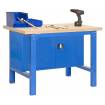 Banco de trabajo simonwork bt6 1800 azul/madera