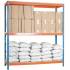 Estantería simonforte 1504-3 azul/naranja