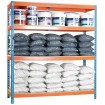 Estantería simonforte 1509-4 Chipboard azul/naranja/madera