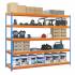 Estantería simonforte 1809-5 Chipboard azul/naranja/madera