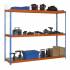 Estantería simonforte 1504-3 metal azul/naranja/galva