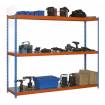 Estantería simonforte 1504-3 metal azul/naranja/galva