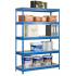 Estantería bricoforte 1006-5 Chipboard azul/madera