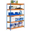 Estantería bricoforte 1004-5 metal azul/naranja/galva