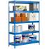 Estantería bricoforte 1004-5 metal azul/galva