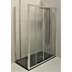PerfilKrom Hoja de Mampara Ducha lateral fijo transparente Adana
