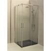 PerfilKrom Mampara Ducha angular transparente Antas Cuadrado