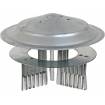 Sombrero de estufa galvanizado Ø 80 - 150