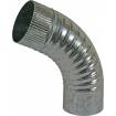 Codo de estufa galvanizado 45º