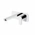 Grifo monomando lavabo empotrado con placa cromo