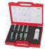 Juego brocas huecas HSS vástago Weldon