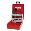 Juego machos máquina M DIN 371 / 376 HSS Co - VAP rectificados para acero inoxidable - Tipo B