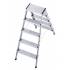 Escalera de aluminio de tijera doble L90