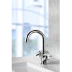 Grifo bimando para lavabo Cross