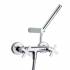 Grifo bimando de ducha con equipo Cross