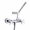 Grifo bimando de ducha con equipo Cross