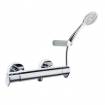 Grifo termostático de ducha con equipo de ducha serie Alexia