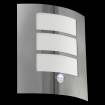 Aplique CITY acero inoxidable con sensor Eglo