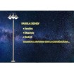 Farola SIDNEY acero inoxidable 3 brazos Eglo