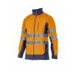 Chaqueta confortable shell reflectante naranja Velilla
