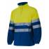 Forro polar bicolor reflectante amarillo y azul eléctrico Velilla