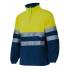 Forro polar bicolor reflectante amarillo y azul Velilla