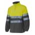Forro polar bicolor reflectante amarillo y gris Velilla