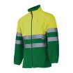 Chaqueta bicolor reflectante amarilla y verde hierba Velilla
