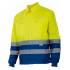 Chaqueta bicolor reflectante amarilla y azul eléctrico Velilla