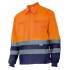 Chaqueta bicolor reflectante naranja y azul Velilla