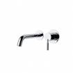 Grifo monomando lavabo empotrado y caño de 19 cm serie Atica