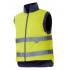 Chaleco acolchado reversible reflectante amarillo Velilla